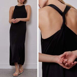 Loulou Studio Black Midi Dress